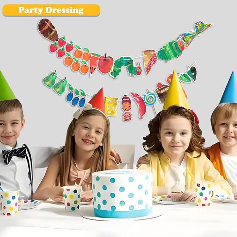 Very Hungry Caterpillar Banner Back to School Decorations Fiesta Birthday Party Decorations Wall Decor for Family Kindergarten Classroom in Saudi Arabia