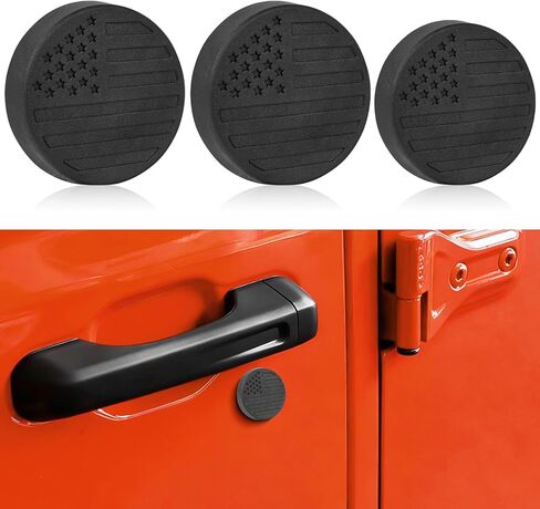 Keyhole Covers, Magnetic Door Lock Cover for 2018-2024 Wrangler JL and Gladiator JT, Keyhole Protection Accessories in Kuwait