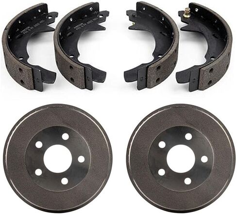 3PC Rear Brake Kit Drum & Shoe Set for Mercury Sable 3.0L 2001-2005, for Ford Taurus 3.0L 2001-2007 in Saudi Arabia