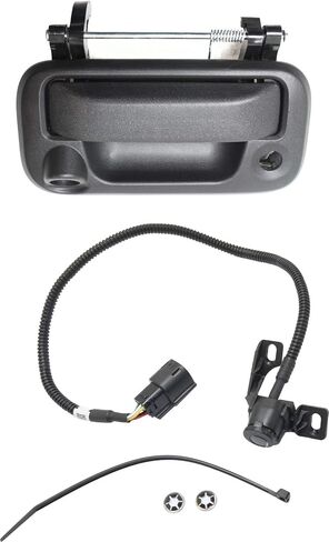 Garage-Pro Tailgate Handle and Back Up Camera Compatible with 2008 Ford F-150 Outside, Textured Black, with Key Hole and Cable in Saudi Arabia