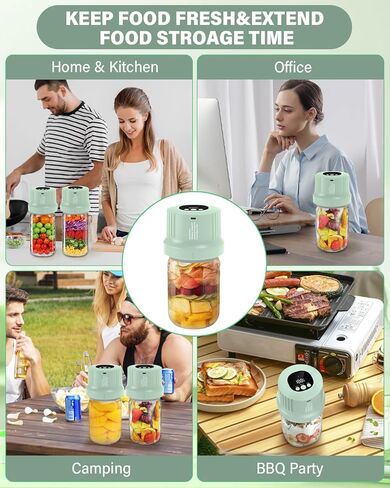 مجموعة أدوات سد الفراغات من ميسون - تعليب أوتوماتيكي بالكامل - سدادة الجرة - ختم الفراغ، 2025 سدادة كهربائية مطورة لبرطمانات ميسون ذات الفم العريض والعادي / التعليب وحقيبة فيديو سو فيد / آلة سدادة البرطمانات للأغذية in Kuwait