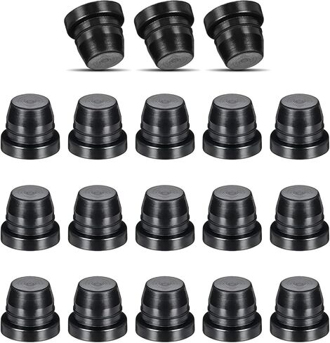 18 PCS Car Brake Bleeder Screw Caps, Rubber Grease Fitting Dust Zerk Covers, Waterproof Brake Caliper Nipple Stem Cap, Universal for Cars, Motorcycles, Bicycles (Black) in Saudi Arabia