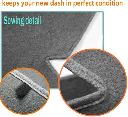 Dash Cover Dashboard Cover Mat Pad Custom Fit for Toyota Camry 2007 2008 2009 2010 2011 (Grey) in Kuwait