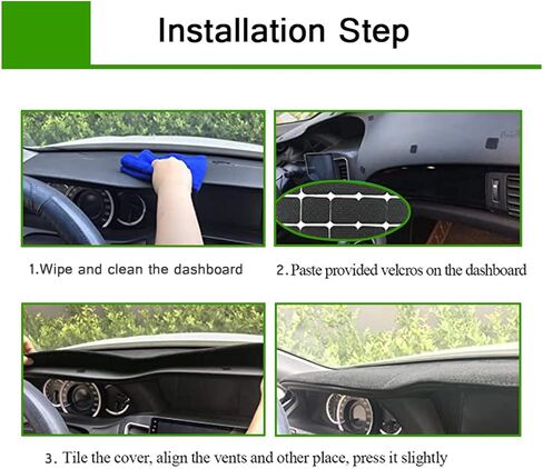 Dash Cover Dashboard Cover Mat Pad Custom Fit for Toyota Camry 2007 2008 2009 2010 2011 (Grey) in Kuwait