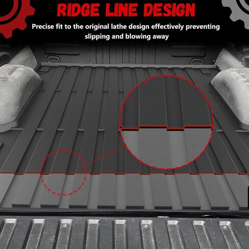 Truck Bed Mat Fit 2015-2026 Ford F150 & Lightning 5.5FT Bed (Not Fit 6.5FT/8FT Bed), TPE All Weather Truck Bed Liner Cargo Liner F150/Lightning Accessories in Saudi Arabia
