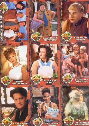 Flintstones Complete 88 Movie Trading Card & 11 Sticker Puzzle Set TOPPS 1994 in Saudi Arabia