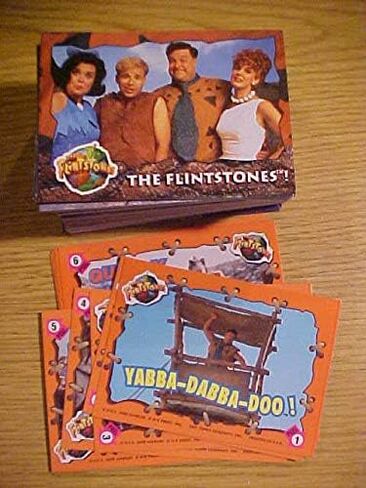 Flintstones Complete 88 Movie Trading Card & 11 Sticker Puzzle Set TOPPS 1994 in Saudi Arabia
