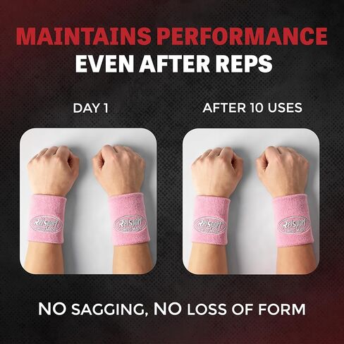 أساور معصم Reisport، أساور معصم جمباز بيضاء، للجنسين، مقاس واحد، 5 بوصة، حماية المعصم، مقابض الجمباز، عصابات الرأس in Kuwait