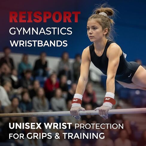 أساور معصم Reisport، أساور معصم الجمباز الوردية، للجنسين، مقاس واحد، 5 بوصة، حماية المعصم، مقابض الجمباز، عصابات الرأس in Kuwait