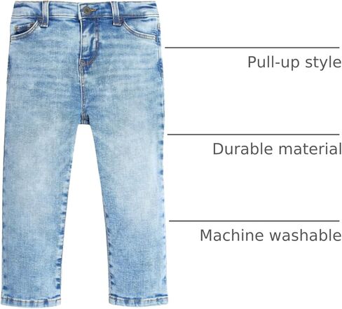 Gerber Baby & Toddler Boys & Girls Straight Leg Stretch Denim Jeans in Saudi Arabia
