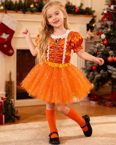 Century Star Sparkle Tutu for Toddler Girls Tulle Ballet Dance Skirt Princess Baby Kids Dress up Birthday Party 3 Layers 2-8T in Saudi Arabia