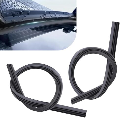 قطعتان من شفرات الممسحة القابلة لإعادة التعبئة، استبدال مطاط ممسحة الزجاج الأمامي للسيارة مقاس 28 بوصة، إدراج شفرة ممسحة بدون إطار متعددة الوظائف، مساحات زجاج أمامي أوتوماتيكية قابلة للتعديل، عالمية للسيارة والشاحنات وسيارات الدفع الرباعي in Kuwait