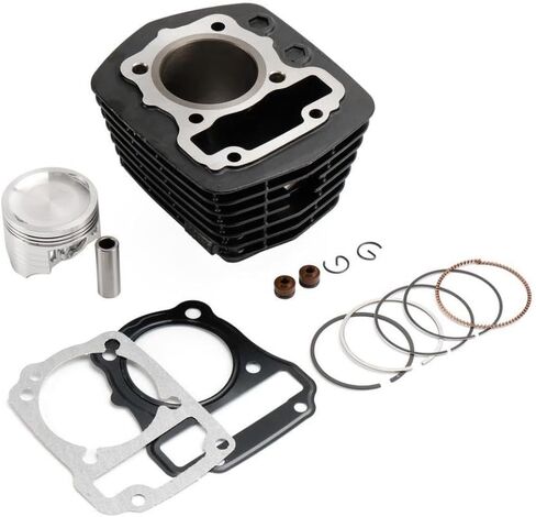 مجموعة مكبس أسطوانة كاملة 110CC متوافقة مع موديلات الدراجات النارية CB1 CB110 KWS 2015 2019 in Kuwait