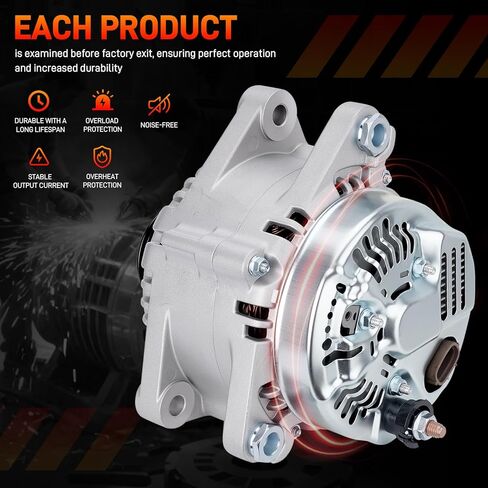 استبدال المولد الجديد متوافق مع 2006-2012 Kia Hyundai V6 3.3 3.8L يناسب 06-11 Azera 06-10 Santa Fe Sonata 07-10 Entourage Veracruz 07-09 Kia Sorento 06-09 Sedona 10-11 Borrego OE 11191N in Kuwait