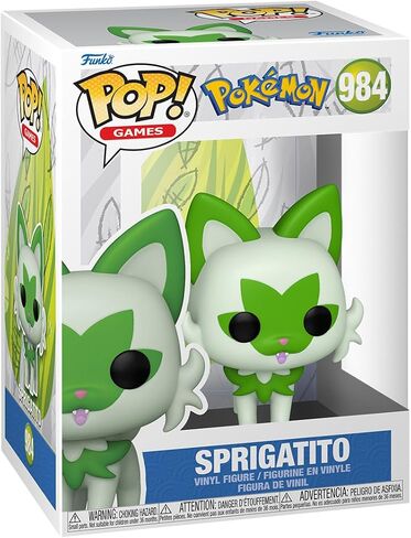 Funko Pop! Games: Pokemon - Sprigatito - Poussacha - Collectible Vinyl Figure - Gift Idea - Official Products - Toys for Children and Adults - Video Games Fans in Saudi Arabia