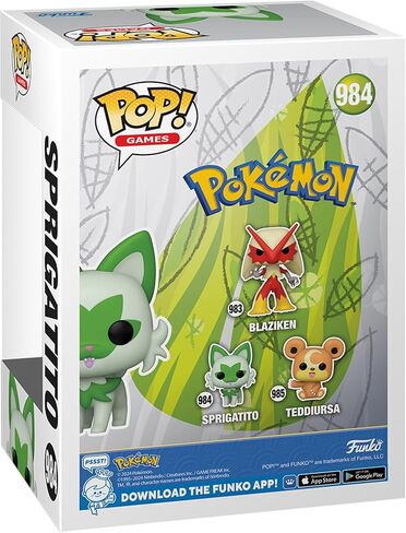 Funko Pop! Games: Pokemon - Sprigatito - Poussacha - Collectible Vinyl Figure - Gift Idea - Official Products - Toys for Children and Adults - Video Games Fans in Saudi Arabia