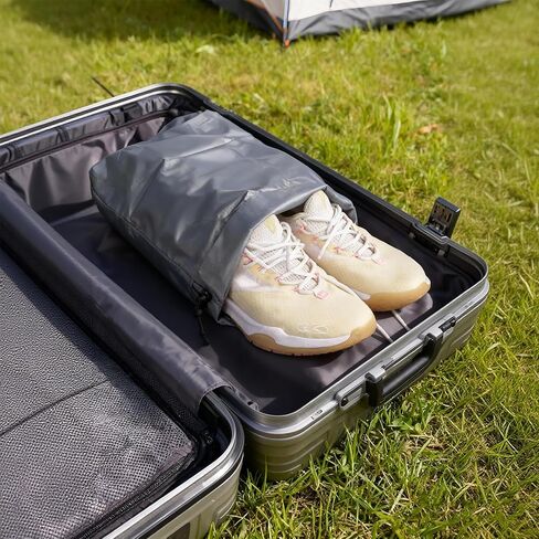 REDCAMP Stuff Sack Set of 5, Lightweight Mesh Nylon Drawstring Storage Bag Pouch for Travelling Hiking Red/Black in Kuwait