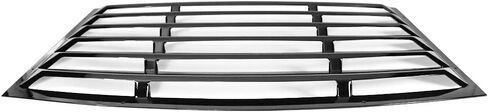 IKON MOTORSPORTS Compatible with 2010-2015 Chevy Camaro(Exclude Convertible) Window Louver, ABS Plastic Gloss Black Rear Window Scoop Sun Shade Cover in Saudi Arabia