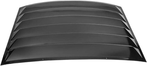 IKON MOTORSPORTS Compatible with 2010-2015 Chevy Camaro(Exclude Convertible) Window Louver, ABS Plastic Gloss Black Rear Window Scoop Sun Shade Cover in Saudi Arabia