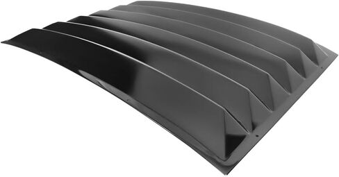 IKON MOTORSPORTS Compatible with 2010-2015 Chevy Camaro(Exclude Convertible) Window Louver, ABS Plastic Gloss Black Rear Window Scoop Sun Shade Cover in Saudi Arabia