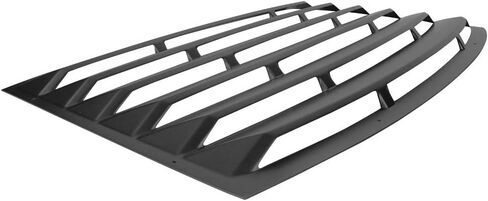 IKON MOTORSPORTS متوافق مع 2010-2015 Chevy Camaro (باستثناء المكشوفة) نافذة كوة، ABS البلاستيك الأسود اللامع للنافذة الخلفية مغرفة غطاء الشمس in Saudi Arabia