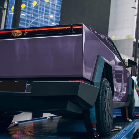 لـ Tesla Cybertruck مجموعة كاملة من PPF Precut Car كامل الجسم تغيير لون الطلاء طبقة واقية ذاتية اللصق PVC مقاومة للماء فيلم تغليف السيارة واقي الخدش 2024-2026 الملحقات الخارجية (نيجروني أرجواني) in Kuwait