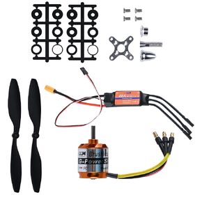 High Thrust RC Aircraft Kit，1100KV RC Brushless Motor D2836 with BLHeli_S 40A Brushless ESC 5V 3A UBEC，1045 2-Van Propeller CW CCW for RC Aircraft RC Plane Fixed Wing & Quadcopter Plane in Saudi Arabia