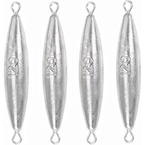 10 قطع من أوزان الصيد، غسالات الطوربيد المضمنة، مجموعة أوزان الصيد، أوزان الصيد، أوزان الصيد في المياه المالحة، أوزان حلقة مزدوجة - 1 أونصة (30 جم) in Kuwait