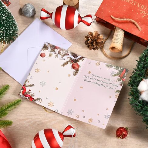 بطاقات عيد الميلاد مع الأضواء والموسيقى، تصميم شجرة عيد الميلاد والمدفأة السحرية المضيئة، بطاقة تهنئة موسيقية يدوية الصنع لعيد الميلاد في عطلة الشتاء لأصدقاء العائلة تتضمن مظروفًا in Saudi Arabia