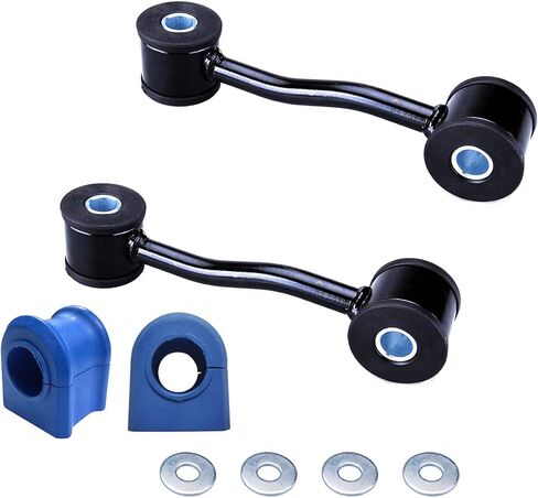 Front Sway Bar Link and Bushing Kit for Jeep Liberty 2002 2003 2004 2005 2006 2007, K7391 K200161 Front Stabilizer Bar Link and Stabilizer Bar Bushing Kit- 4pc Set in Saudi Arabia