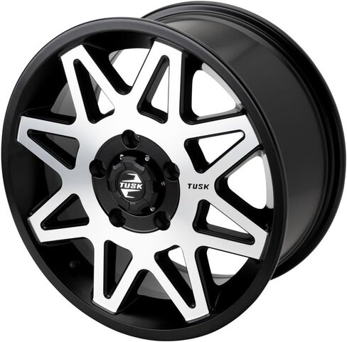 TUSK 5/114.3 (5/4.5) Tintic Wheel 15x7 6.0 + 1.0 Machined/Black for Polaris RZR Pro R Premium 2022-2024 in Saudi Arabia