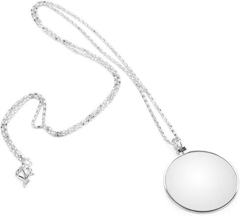 Loupe, Hanging Magnifier, Portable 5X Magnifier Monocle Lens with Hanging Necklace for Reading Crafts Needlework Jewelry Hobbies, monical in Saudi Arabia