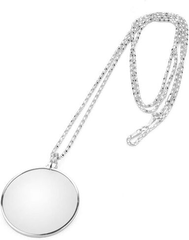 Loupe, Hanging Magnifier, Portable 5X Magnifier Monocle Lens with Hanging Necklace for Reading Crafts Needlework Jewelry Hobbies, monical in Saudi Arabia