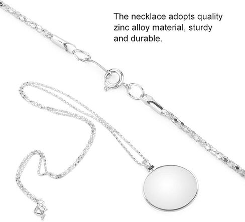 Loupe, Hanging Magnifier, Portable 5X Magnifier Monocle Lens with Hanging Necklace for Reading Crafts Needlework Jewelry Hobbies, monical in Saudi Arabia