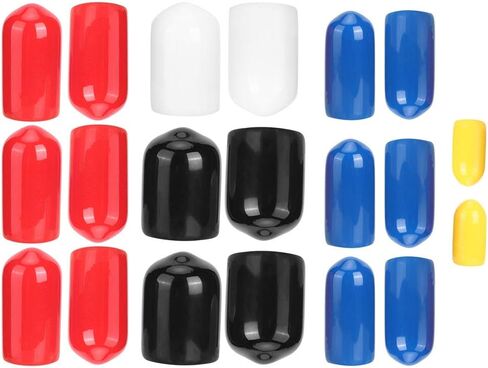 Generic مجموعة متنوعة من أغطية خط الفراغ من PVC، 20 قطعة، من 1/8 بوصة إلى 5/16 بوصة، مناسبة لخرطوم تفريغ السيارة، سهلة الاستخدام in Saudi Arabia