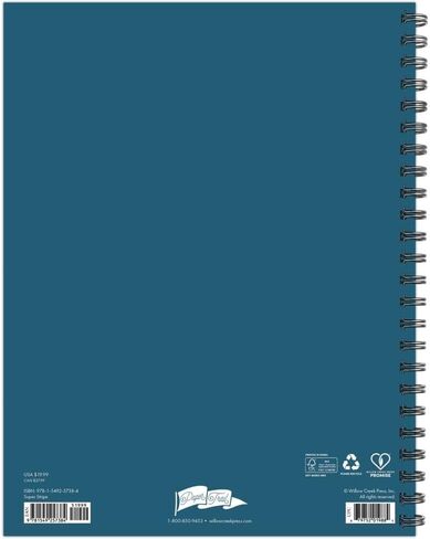 Willow Creek Press، مخطط Super Stripe Weekly 2026، 8.5 بوصة × 11 بوصة، تقويم أسبوعي مع ربط حلزوني in Kuwait