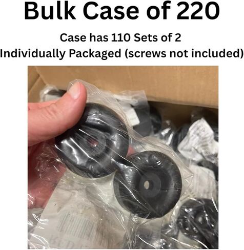 مصدات مطاطية من ريد هاوند أوتو 4 للمقطورة المتوافقة مع شاحنة باب المنحدر 2.5 بوصة دائرية بديلة لتوقف البضائع in Kuwait