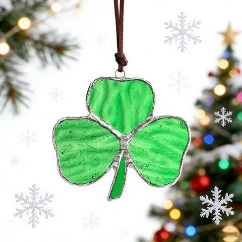مصنوع يدويًا من الزجاج الملون Monstera Leaf Sun Catcher معلق زجاجي Suncatcher لقلادة لوحة النافذة لديكور المنزل in Kuwait
