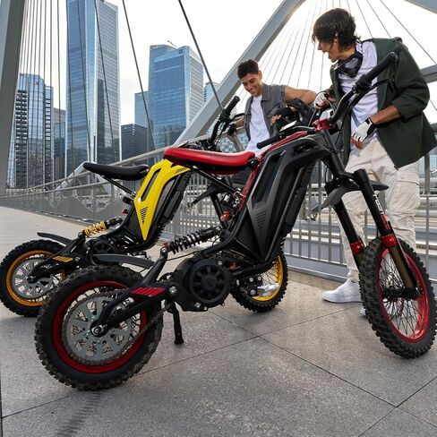 Electric Off-Road Motorcycle with 3.5KW Motor, 60V Battery, TFT Smart Screen, 165N・m Torque for Outdoor Off-Road/Leisure Riding (14-Inch Front Wheel). in Saudi Arabia