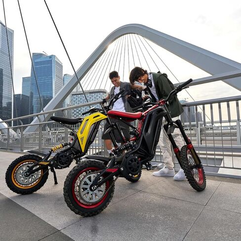 Electric Off-Road Motorcycle with 3.5KW Motor, 60V Battery, TFT Smart Screen, 165N・m Torque for Outdoor Off-Road/Leisure Riding (14-Inch Front Wheel). in Saudi Arabia