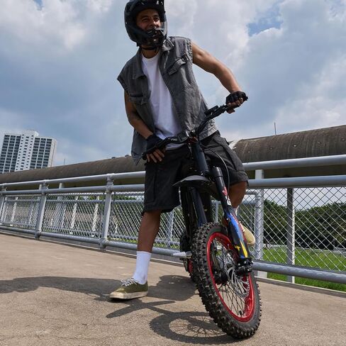 Electric Off-Road Motorcycle with 3.5KW Motor, 60V Battery, TFT Smart Screen, 165N・m Torque for Outdoor Off-Road/Leisure Riding (14-Inch Front Wheel). in Saudi Arabia