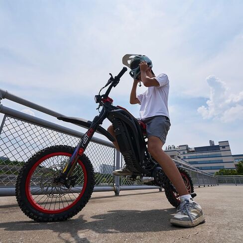 Electric Off-Road Motorcycle with 3.5KW Motor, 60V Battery, TFT Smart Screen, 165N・m Torque for Outdoor Off-Road/Leisure Riding (14-Inch Front Wheel). in Saudi Arabia