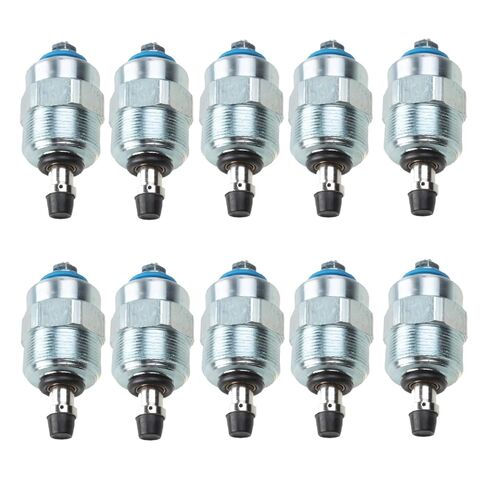 10X 24V Fuel Solenoid 3903576 99478110 for Perkins Engines 1006.60T 1006.60TW 1104-44C Replace Parts in Saudi Arabia