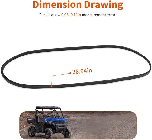 غطاء القابض الخارجي مانع تسرب لـ Polaris Ranger 1000 Crew RZR Pro XD ديزل بالحجم الكامل 2021-2025 5417715 in Kuwait