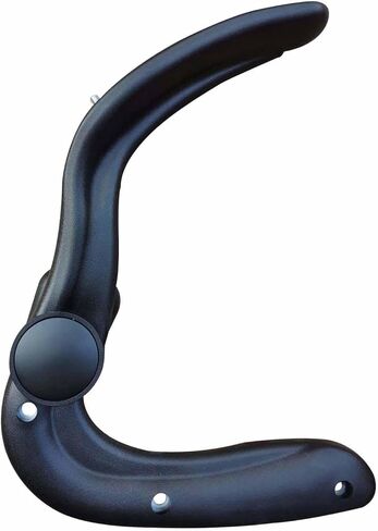 Ergonomic Office Chair Armrests with Adjustable Height and Arm Pads, Black in Kuwait