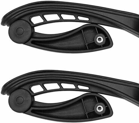 2 Pieces Office Chair Armrest Movable Linkage Armrest Handrail Furniture Accessories, 5 Holes in Kuwait