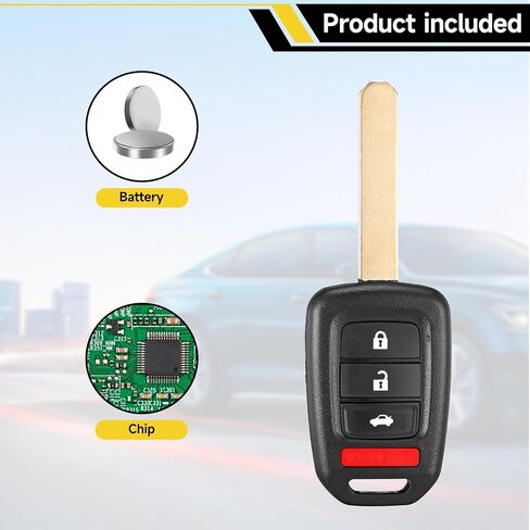 Key Fob Replacement Fits for Honda Civic 2016 2017 2018 2019 2020 Honda Accord 2016-2017 Proximity Keyless Entry Remote Control 433 Mhz MLBHLIK6-1TA 35118-T2A-A60 in Saudi Arabia