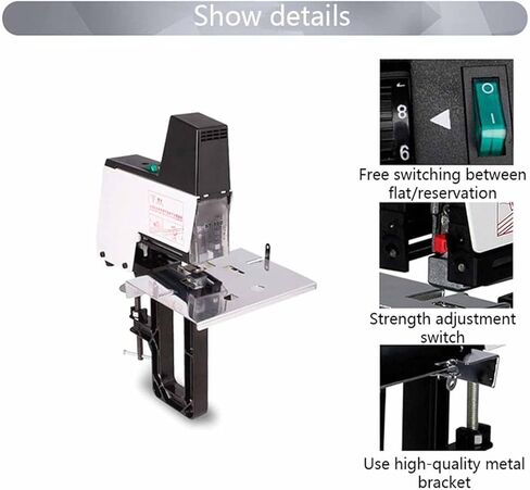 Saddle Stitching Machine, Electric Stapler, Automatic, Fast and Heavy Duty, Flat Stitching/Saddle Stitching, Suitable for Office Use in Kuwait