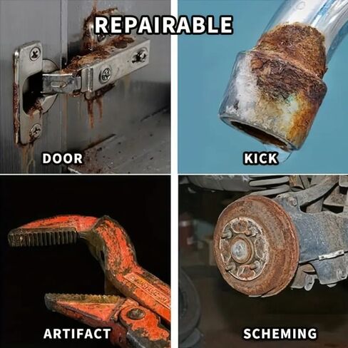 مذيب الصدأ سريع المفعول، 5.07 أونصة - مزيل الصدأ لقطع غيار السيارات/الرذاذ - يخترق ويفك الأجزاء والأدوات والسلاسل - حماية ضد الصدأ in Kuwait