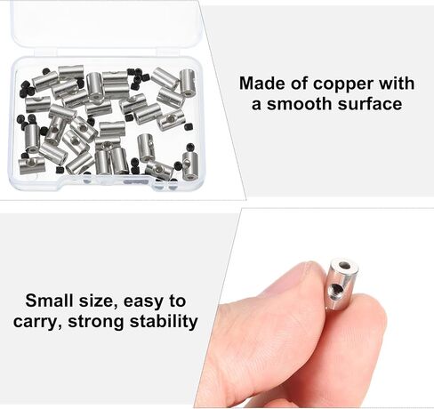 MECCANIXITY 30 Pcs Metal Locking Pin Backs, Locking Pin Keepers Locking Clasp 5mm(H) with 4 Wrench Replacement in Storage Case for Badge, Brooch, Silver Tone in Saudi Arabia